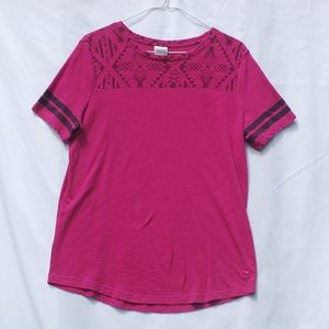 VS Pink | Pink Short Sleeve Graphic Tee - L